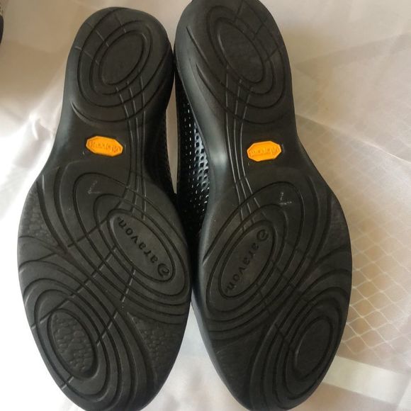 ARAVON By New Balance Women's Black Leather Slip on Shoes Mules size 6 - Picture 6 of 7